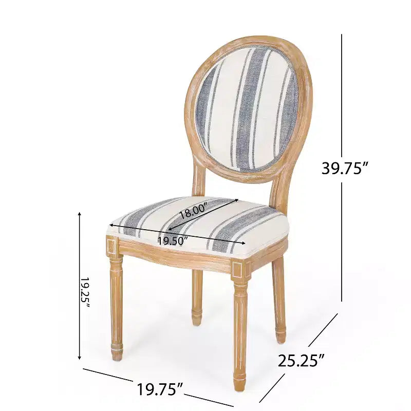 Sedie da pranzo imbottite Newman French Country (confezione da 2)