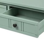 Consolle rustica dal design tradizionale con due cassetti e ripiano inferiore