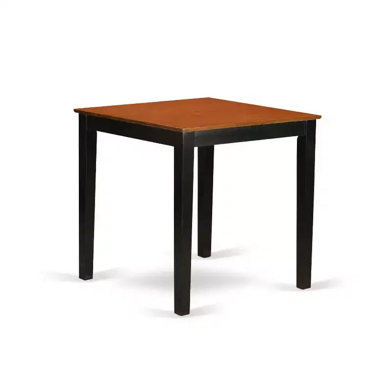 Set da pranzo altezza bancone - Tavolo e sedie da pub 3 pezzi - Set da cucina - 36x36 pollici - Finitura Black Cherry