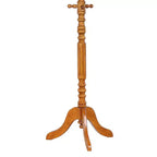 Appendiabiti Vintage con 11 Ganci, Appendiabiti da Terra con Design Salvaspazio, Attaccapanni per Ingresso, Soggiorno, Camera da Letto, Marrone