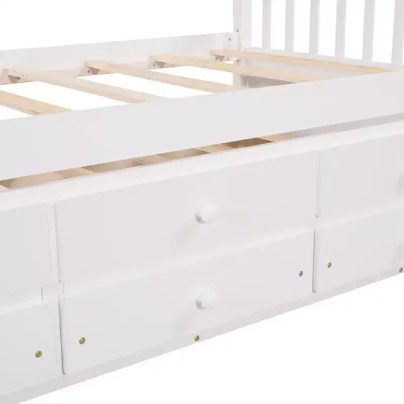 Divano letto singolo e matrimoniale con letto estraibile e cassetti contenitore