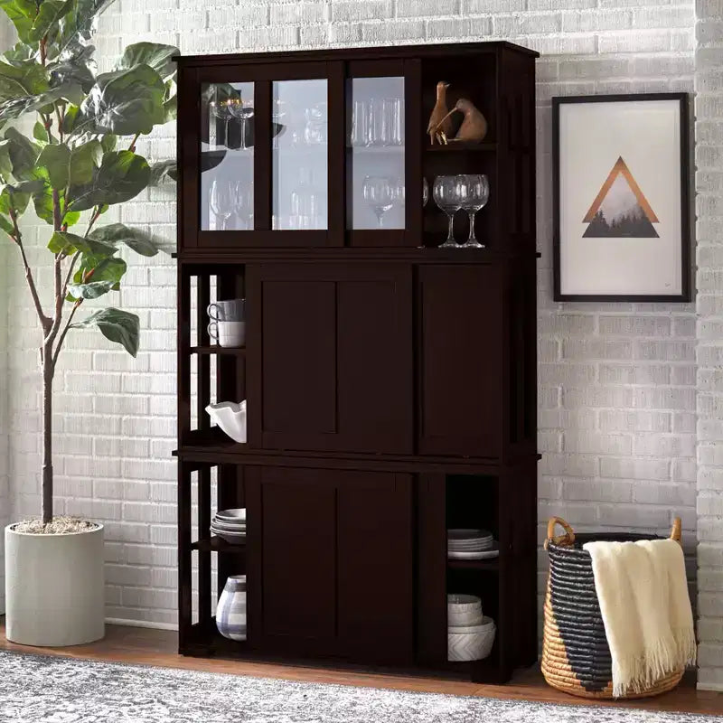 Armadietto impilabile Pacific Modular Design con ante scorrevoli