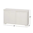 Armadietto impilabile Pacific Modular Design con ante scorrevoli