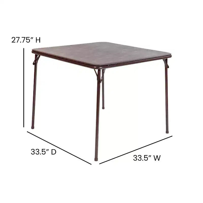 Tavolo pieghevole con piano in vinile - Tavolo da gioco - Tavolo portatile