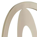 Sgabello da bar girevole in metallo color oro champagne alto 73,6 cm, moderno di metà secolo con cuscino nero, schienale e poggiapiedi per bancone o isola della cucina