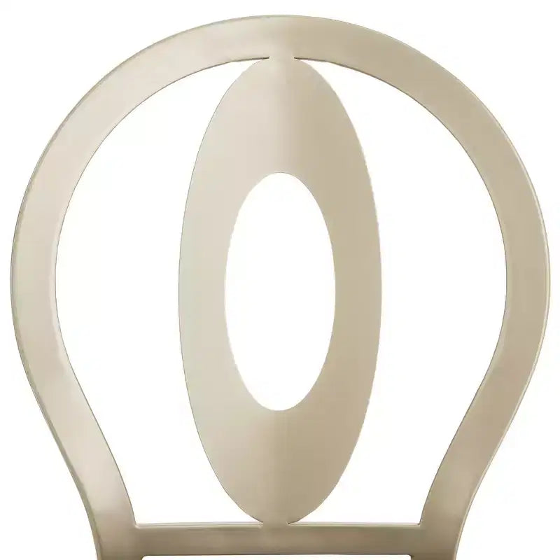 Sgabello da bar girevole in metallo color oro champagne alto 73,6 cm, moderno di metà secolo con cuscino nero, schienale e poggiapiedi per bancone o isola della cucina