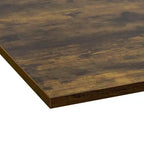 Scrivania elettrica sit-stand con doppio motore e piano d'appoggio - Nero / Rovere